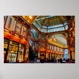 Leadenhall Market City of London England Poster