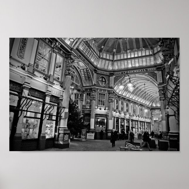 Leadenhall Market City of London England UK Poster (Front)