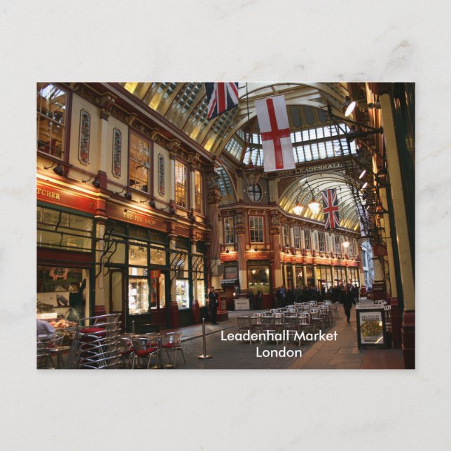 Leadenhall Market London Postcard (Front)