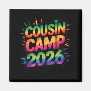 Leader Cousin Camp 2026 Family Reunion Squad Crew Magnet