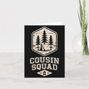 Leader Cousin Squad 2026 Reunion Camp Crew Vibes Card