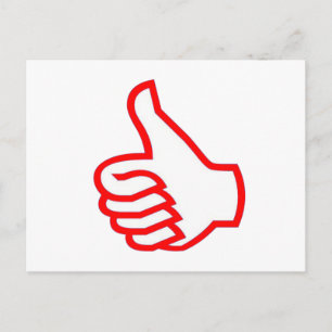 Leader  MOTIVATIONAL Tools :  THUMBSUP Postcard