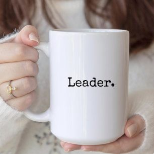 Leader mug leadership gift for boss & team leaders