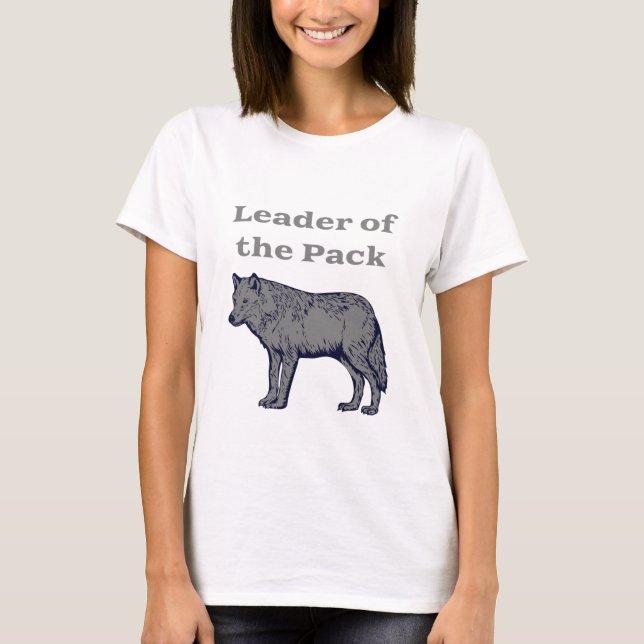 Leader of the Pack Wolf T-Shirt (Front)