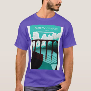 Leaderfoot Viaduct Scotland travel poster T-Shirt