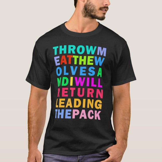 Leadership And Management Rainbow Stoicism Quote T-Shirt (Front)