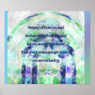 Leadership and Respect Poster