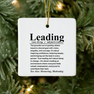Leadership Ceramic Ornament
