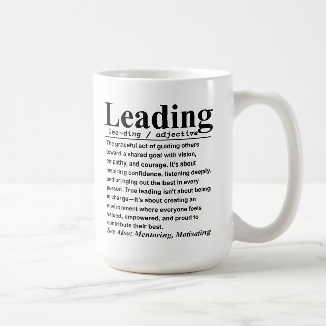 Leadership Coffee Mug (Right)