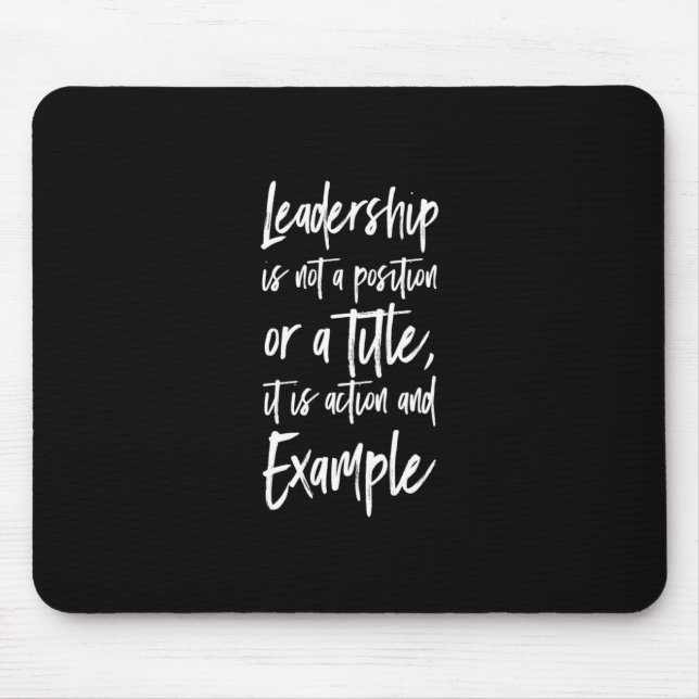 leadership is example mouse pad (Front)