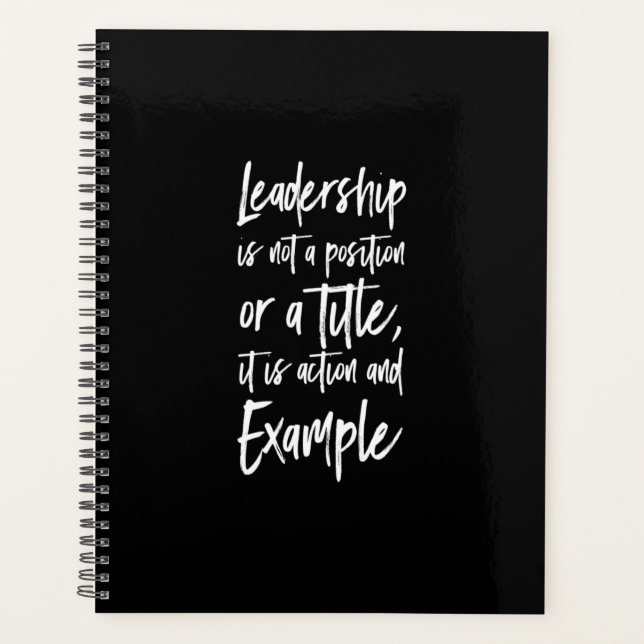 leadership is example planner (Front)