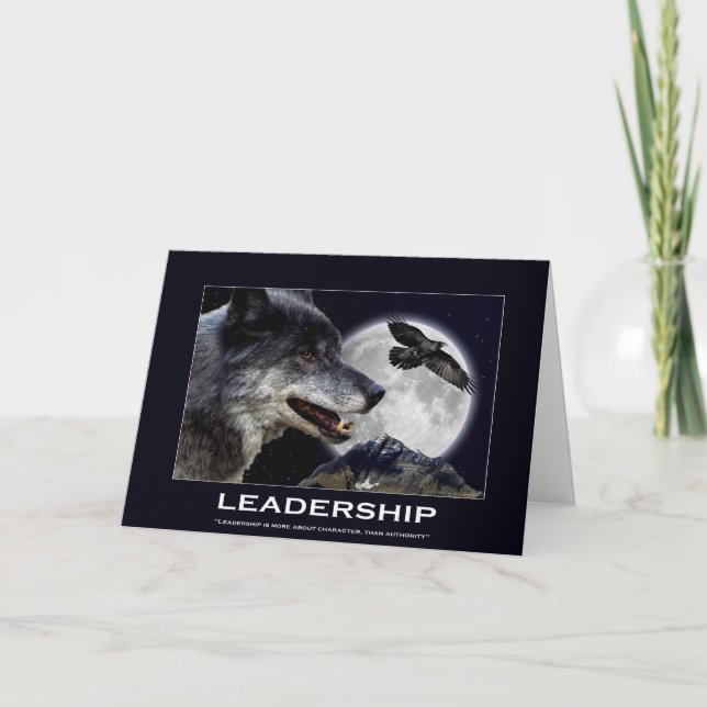 Leadership Motivational Gifts Card (Front)