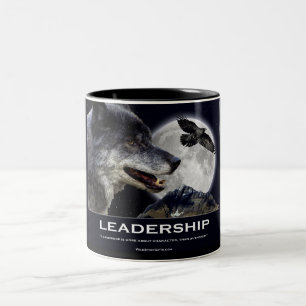 Leadership Motivational Gifts Two-Tone Coffee Mug