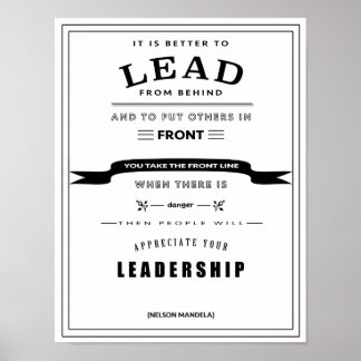 Leadership Quote Poster