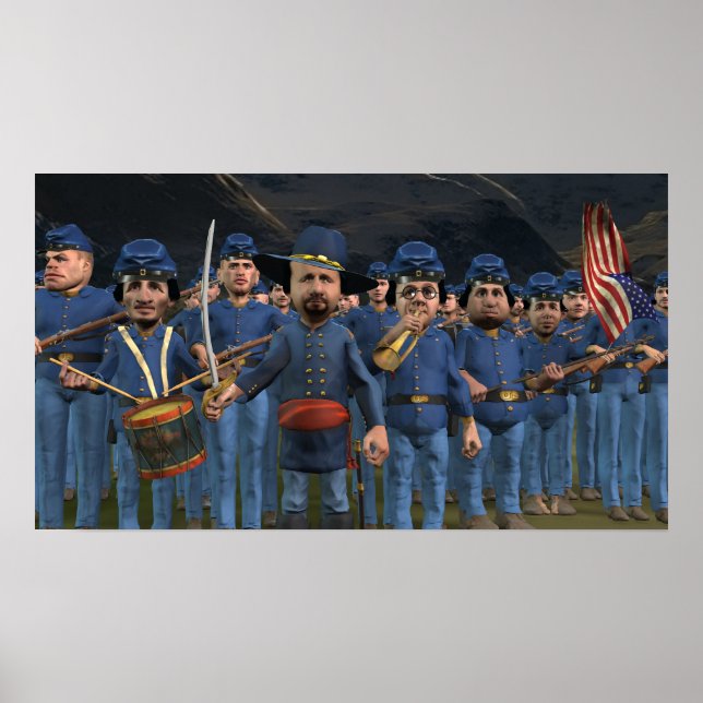 Leading The Charge - Small Poster (Front)