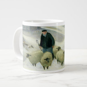 Leading the Sheep Large Coffee Mug