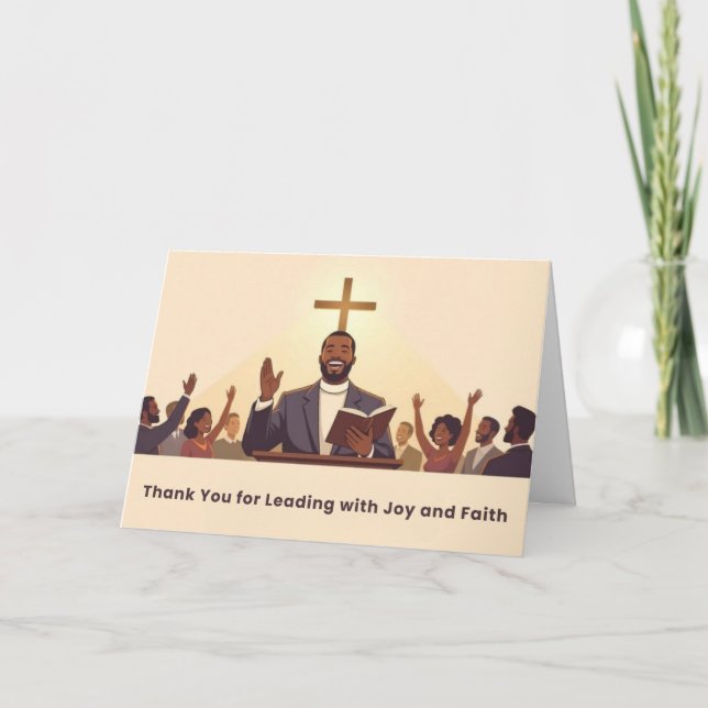 Leading with Joy Greeting Card (Front)