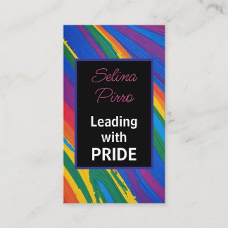 Leading with Pride Business Card