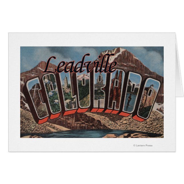 Leadville, Colorado - Large Letter Scenes (Front Horizontal)
