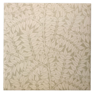Leaf and Branch Pattern (by William Morris) Ceramic Tile
