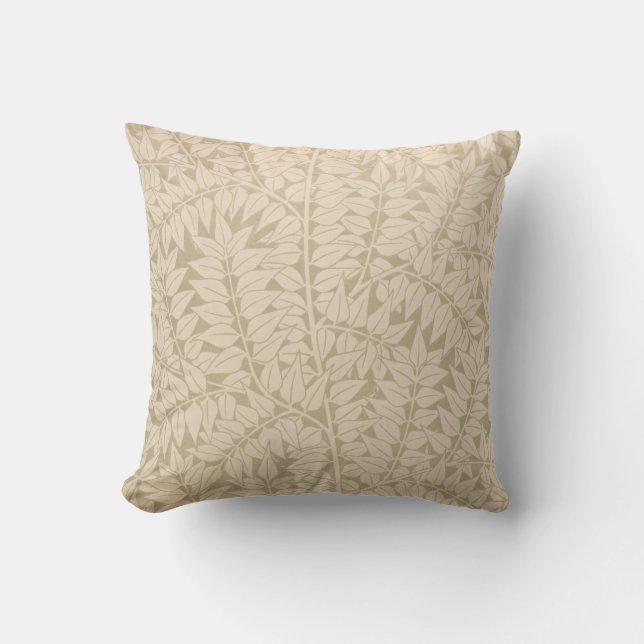 Leaf and Branch Pattern (by William Morris) Cushion (Front)