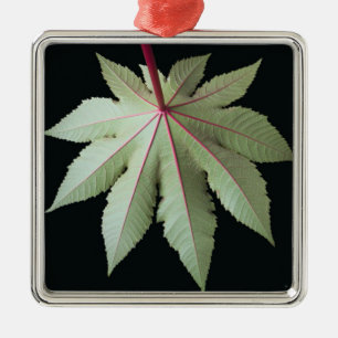 Leaf and Stem Metal Tree Decoration