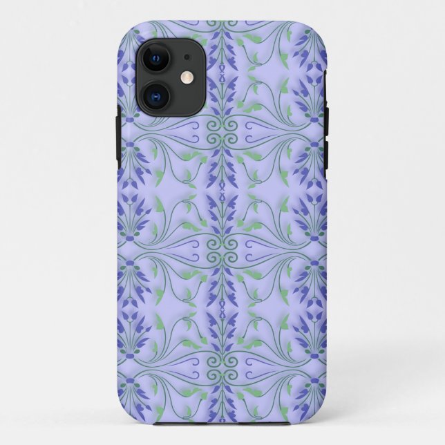 Leaf and Vine Patterns Case-Mate iPhone Case (Back)