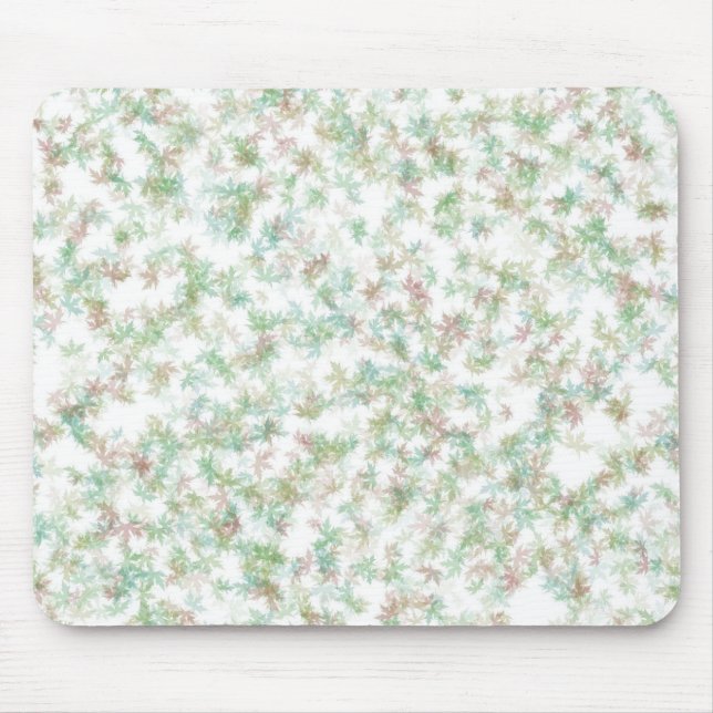Leaf Background Mouse Pad (Front)