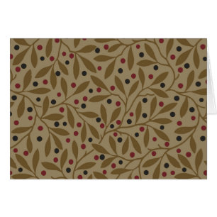 Leaf Berry Classic Colourful Pretty Pattern Art