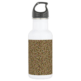 Leaf Berry Classic Colourful Pretty Pattern Art 532 Ml Water Bottle