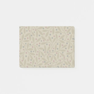 Leaf Berry Classic Colourful Pretty Pattern Art Post-it Notes