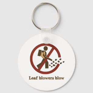 leaf blowblow key ring