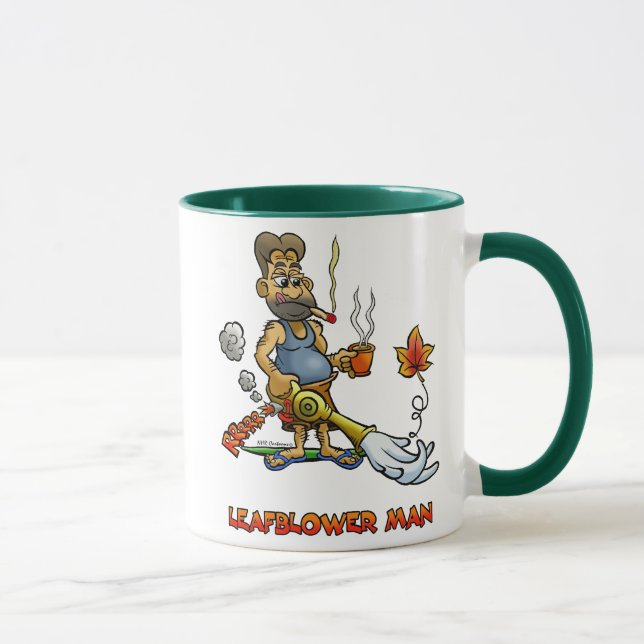 Leaf Blower Man! Mug (Right)