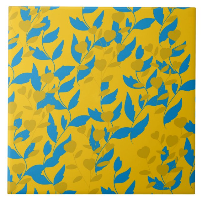 leaf ceramic tile (Front)