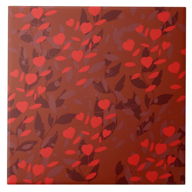 leaf ceramic tile (Front)