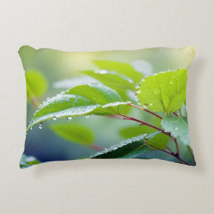 Leaf Close-up Calm Tranquil Nature Season Decorative Cushion