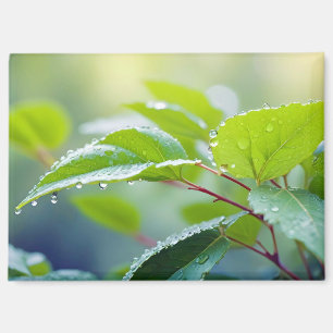 Leaf Close-up Calm Tranquil Nature Season Magnet