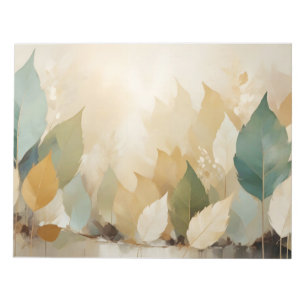 Leaf Close-up Calm Tranquil Nature Season Notepad