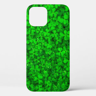 Leaf clover green shamrock spring iPhone 12 case