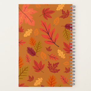 Leaf Collage Notebook Nature Inspired Front & Back
