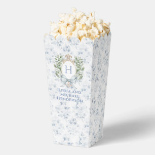 Leaf Crest w/ Bow Wedding Favour Box