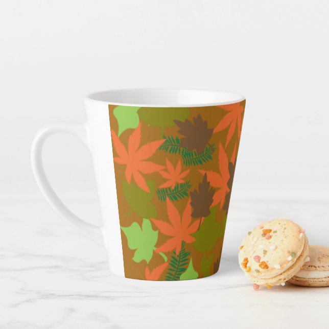 Leaf Design Latte Mug (In Situ)