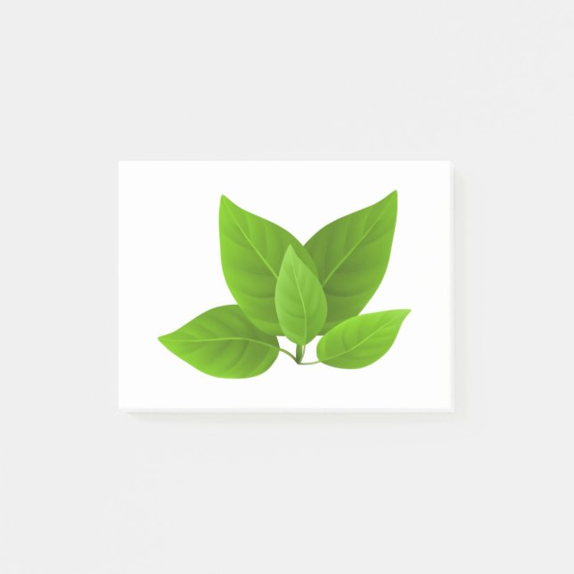 Leaf Design Post-it Notes (Front)