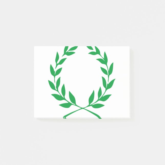 Leaf Design Post-it Notes (Front)