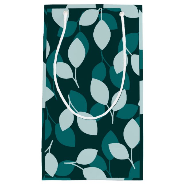Leaf design Small Gift Bag (Front)