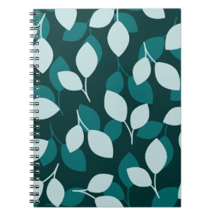 Leaf design Spiral Photo Notebook