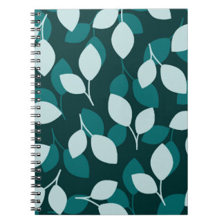 Leaf design Spiral Photo Notebook