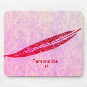 Leaf direct relief Nature Prints Mousepad