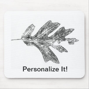 Leaf direct relief Nature Prints Mousepad