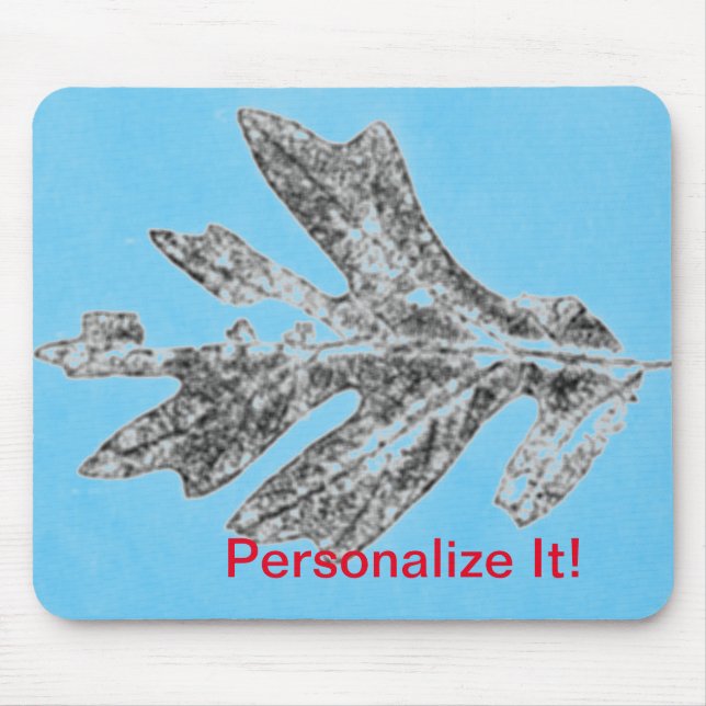 Leaf direct relief Nature Prints Mousepad (Front)